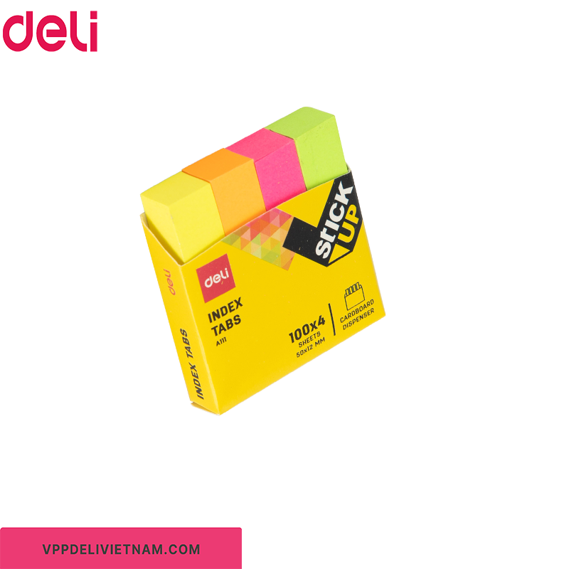 Giấy note phân trang Deli EA11102 – 4 màu giấy - Ảnh 4