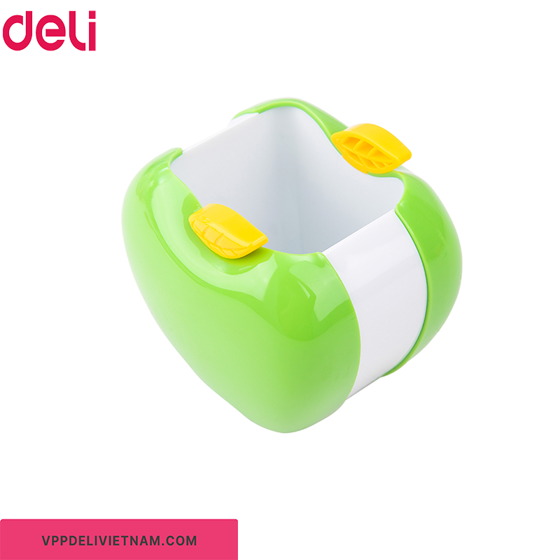 Hộp cắm bút nhựa hình quả táo Deli E9139 - Ảnh 2