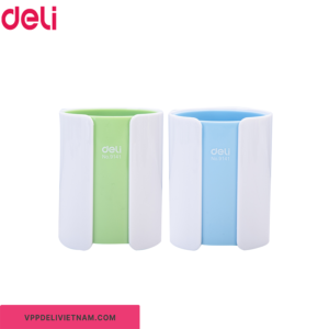 Hộp cắm bút nhựa tròn Deli E9141