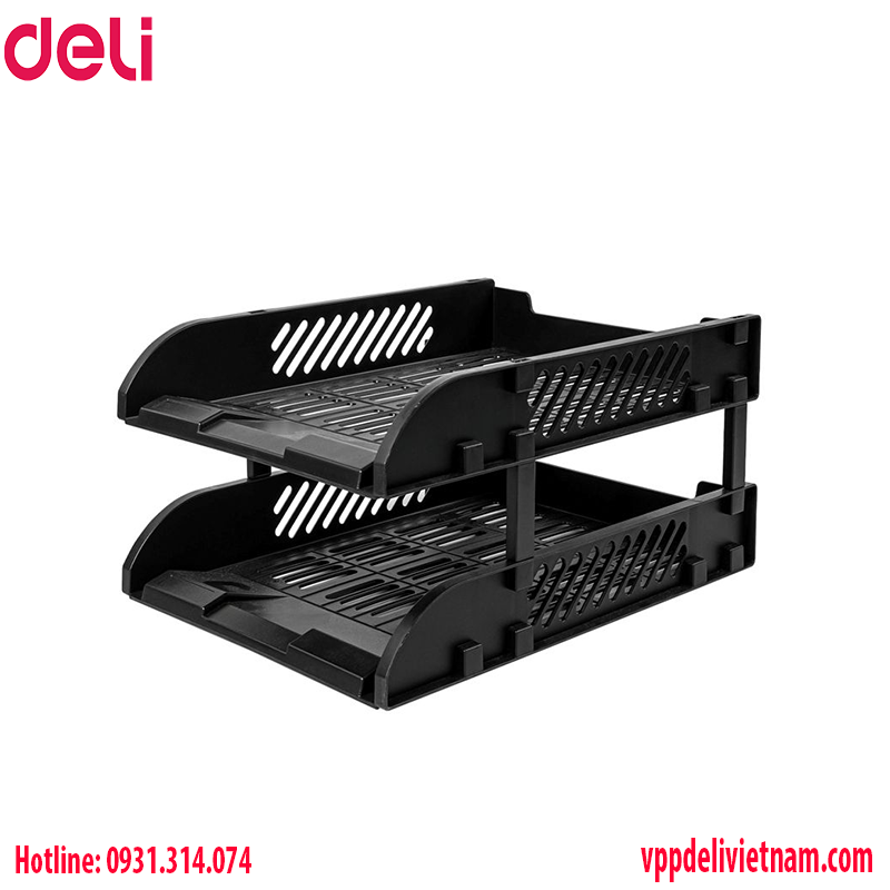 Giá đựng tài liệu 2 tầng Deli E9212 - Ảnh 4