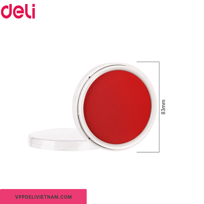 Hộp mực dấu Deli-E9863 Stamp Pad - Ảnh 3