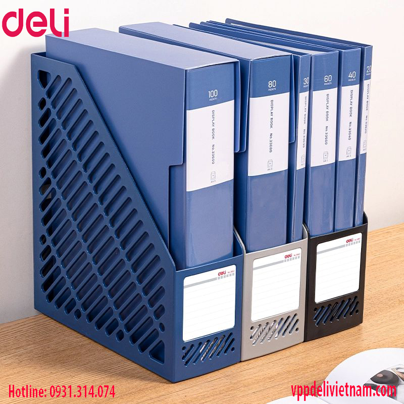 Khay đựng tài liệu 1 ngăn Deli E9842 - Ảnh 2
