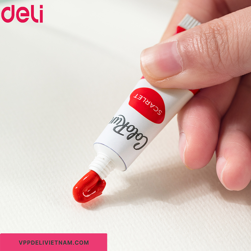 Màu nước dạng tuýp 5ml Deli EC18-12/24 màu - Ảnh 5