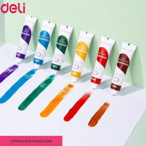 Màu nước Gouache Deli EC11 – Bộ 5/12/24 màu tuýp 12ml