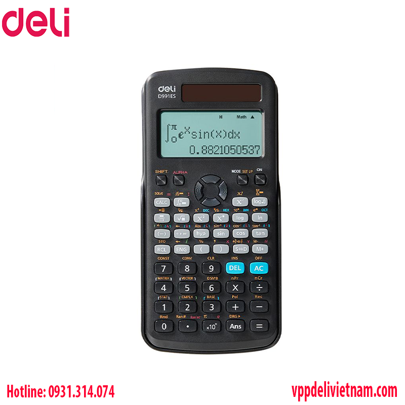 Máy tính kỹ thuật Deli WD991ES - Màu đen