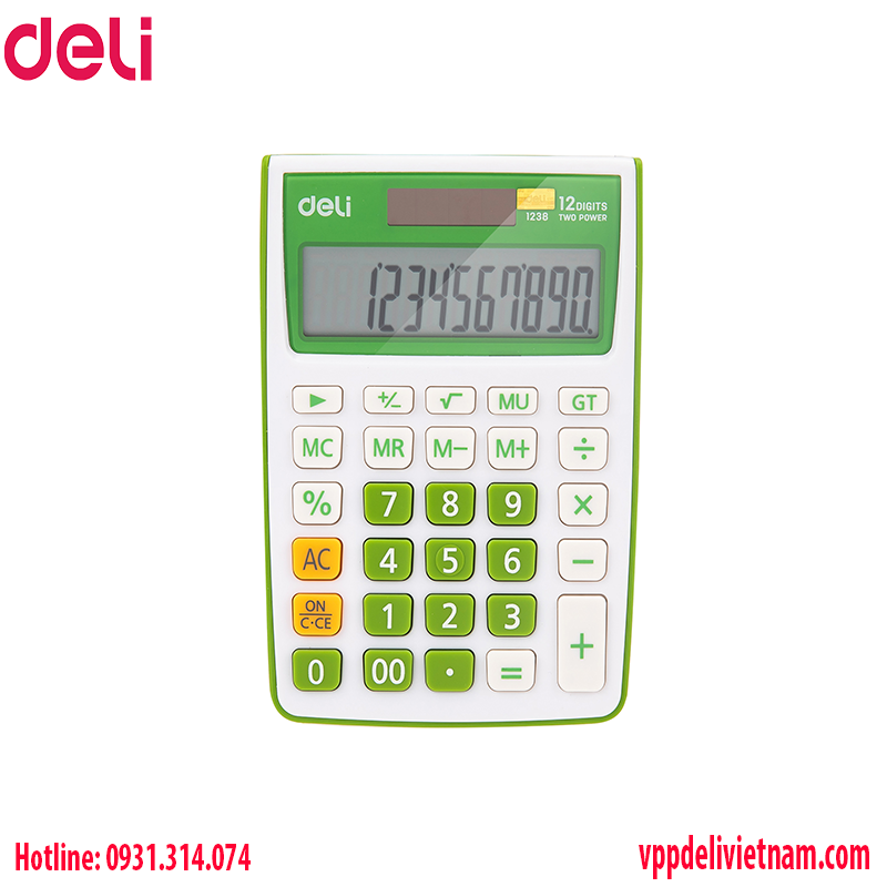 Máy tính cầm tay Deli E1238 -12 số - Ảnh 7