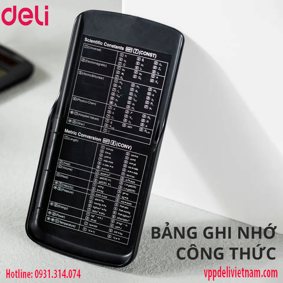 Máy tinh cầm tay Deli WD580VN - Màu Đen - Ảnh 5