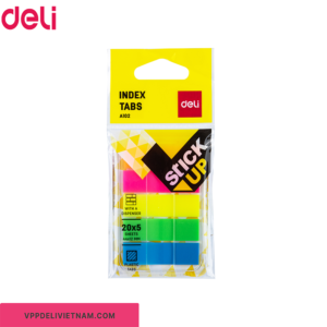 Note nhựa phân trang 5 màu Deli EA10202