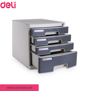 Tủ đựng tài liệu 4 tầng Deli E8854 có khóa