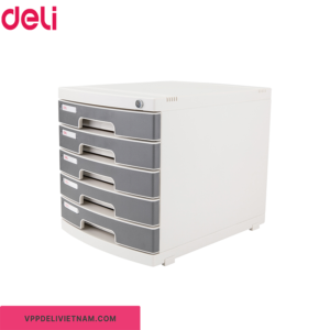 Tủ đựng hồ sơ 5 ngăn Deli E8855 có khóa
