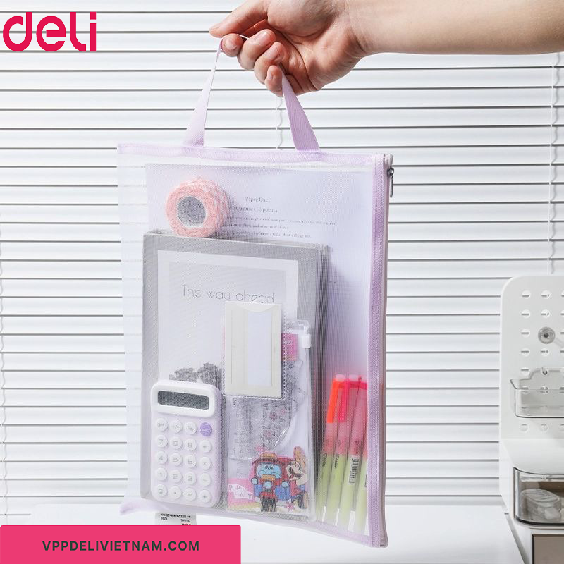 Túi lưới đựng dụng cụ Deli EF286 - Ảnh 3