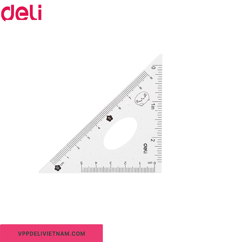 Bộ Thước Học Sinh Deli EH657 – Bộ 4 Thước 15cm - Ảnh 4
