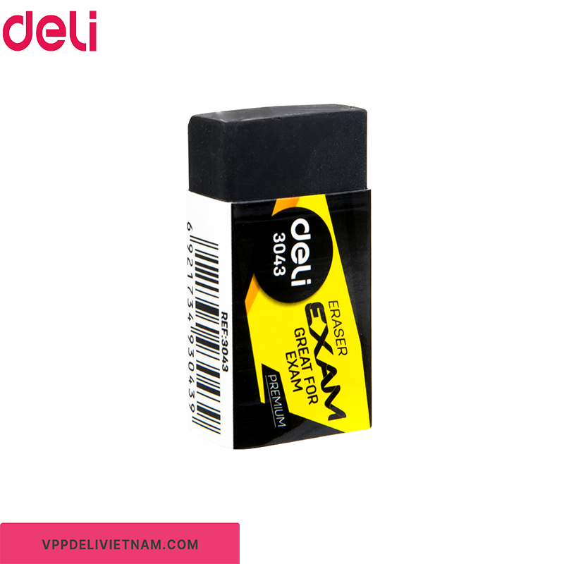 Tẩy Bút Chì Deli E3043 Màu Đen - Ảnh 2