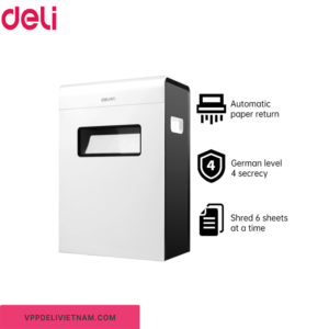 Máy hủy tài liệu Deli E9921-EU