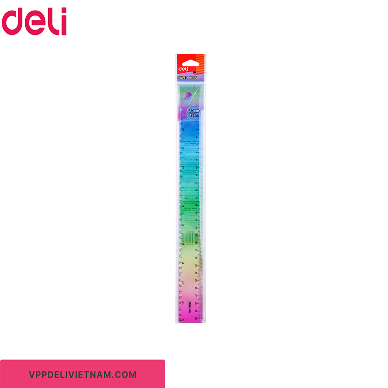 Thước thẳng 30cm Deli EH654 - Ảnh 2