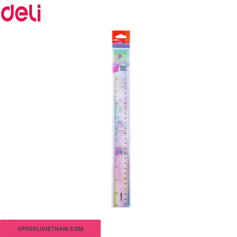 Thước thẳng 30cm Deli EH654 - Ảnh 3