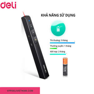 Bút chỉ bảng laser trình chiếu Deli 2808P