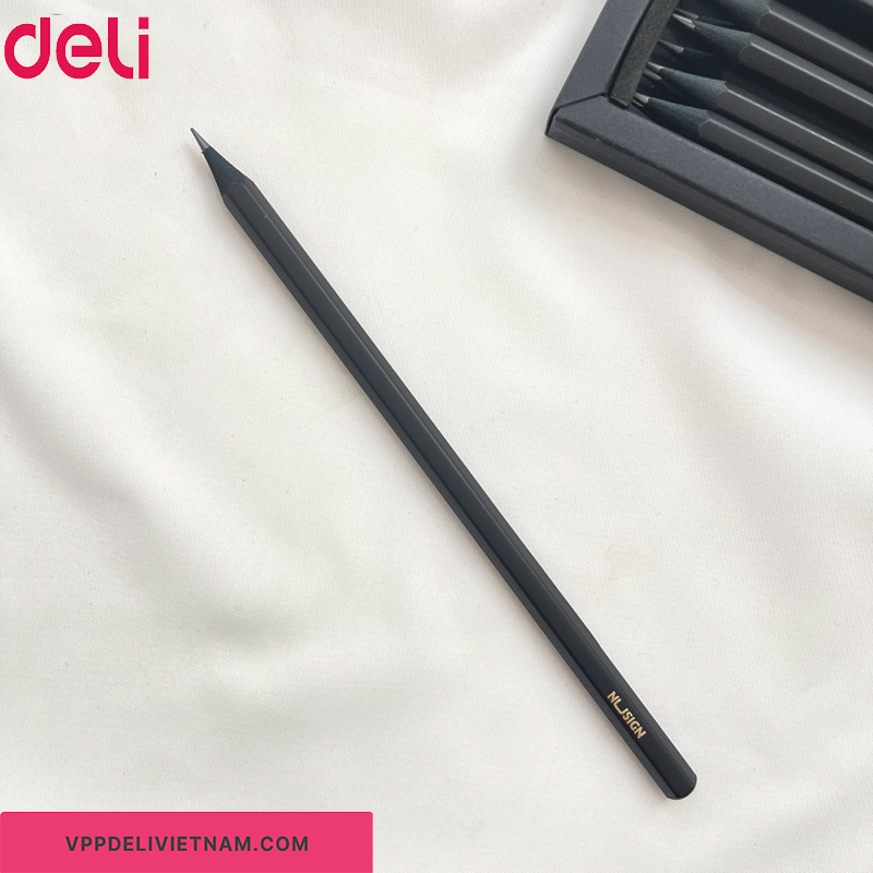 Bút Chì 2B Deli Nusign NS722 – Hộp 10 Cây - Ảnh 2