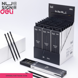 Bút Chì 2B Deli Nusign NS722 – Hộp 10 Cây