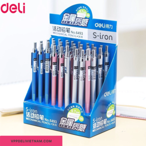 Bút chì kim 0.7mm Deli 6493 – Thân kim loại cao cấp