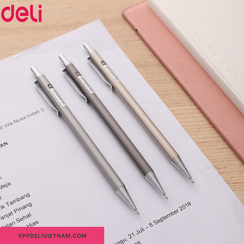 Bút Chì Bấm 0.5mm Deli E6490 - Ảnh 3