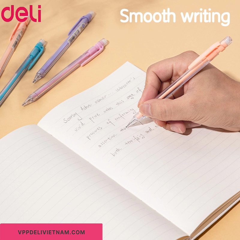 Bút Chì Bấm Deli EU502 – Ruột Chì 0.5mm & 0.7mm - Ảnh 6