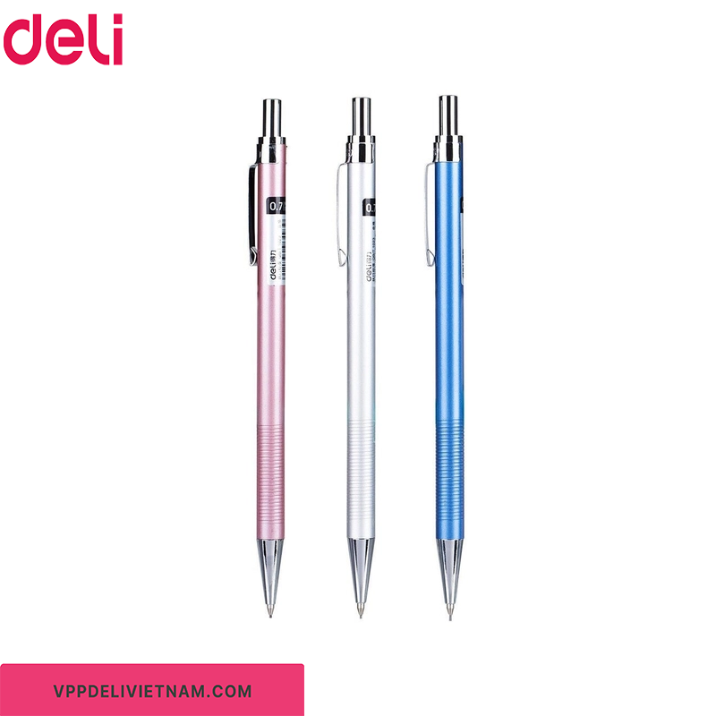 Bút chì kim 0.7mm Deli 6493 – Thân kim loại cao cấp - Ảnh 2