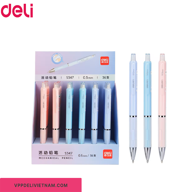 Bút chì kim Deli SH347 – Ruột 0.5mm & 0.7mm
