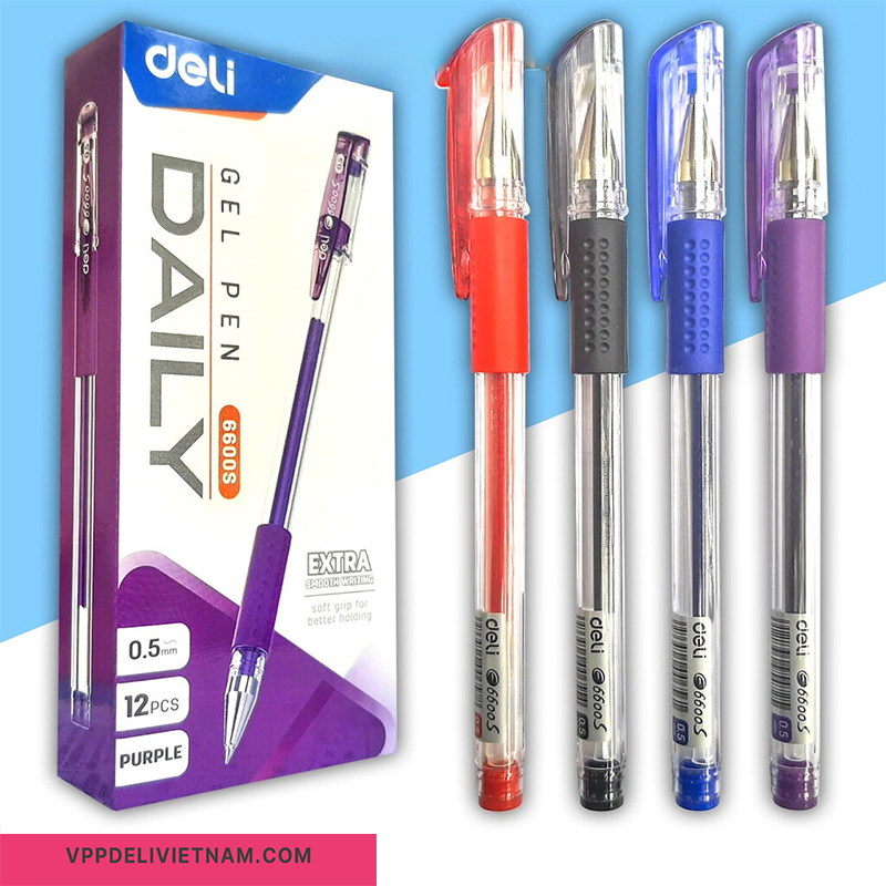 Bút Gel Deli G6600S – Đầu Bi 0.5mm - Ảnh 4