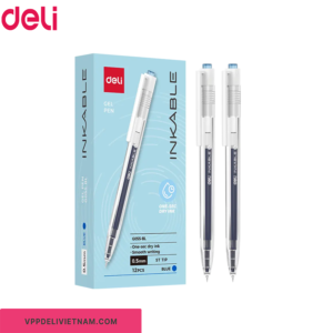 Bút Gel 0.5mm Deli G05S – Màu Xanh và Đen