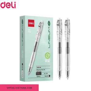 Bút Gel 0.5mm Deli G08S – Màu Xanh & Đen