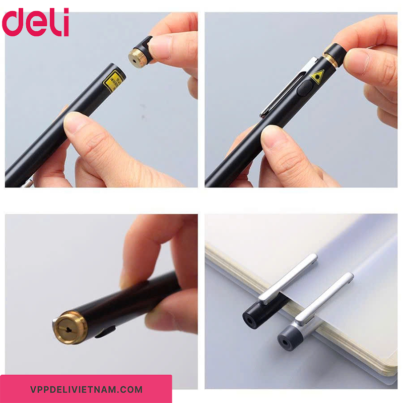 Bút Lazer chỉ bảng Deli 3933 - Ảnh 2