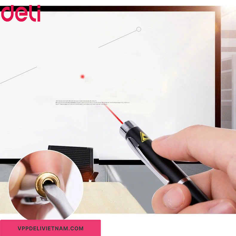 Bút Lazer chỉ bảng Deli 3933 - Ảnh 3